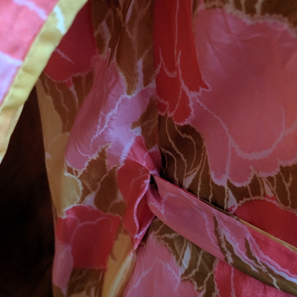 60s Floral Tulip Shirt Dress - Picture 10 of 10